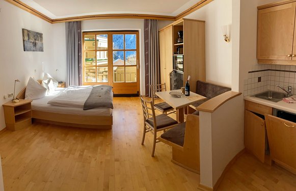 Wohnbereich, Ferienwohnungen im Landhaus Rosengartl