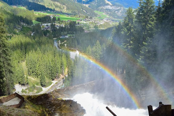 Sendtner Kanzel am unteren Krimmler Wasserfall