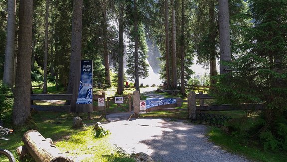 Therapieplatz am unteren Krimmler Wasserfall
