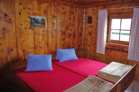 Rooms in the Zittauer Hütte © Familie Kogler