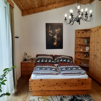 Double room with Swiss stone pine